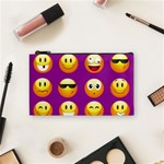 Purple Emoji Cosmetic Bag (Small)