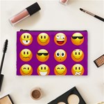 Purple Emoji Cosmetic Bag (Medium)