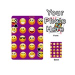 Purple Emoji Playing Cards 54 (Mini)