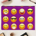 Purple Emoji Cosmetic Bag (XXXL)