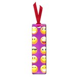 Purple Emoji Small Book Mark