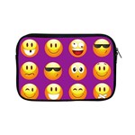 Purple Emoji Apple iPad Mini Zipper Case