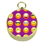 Purple Emoji Gold Compass