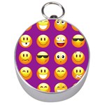 Purple Emoji Silver Compass