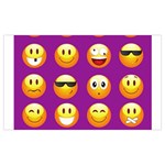 Purple Emoji Samsung Note 4 Hardshell Back Case