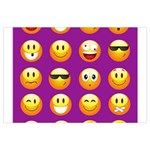 Purple Emoji Samsung Galaxy Note 4 Case (Black)