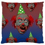 clown 2 Large Cushion Case (Two Sides)