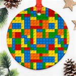 plastic blocks Ornament (Round)