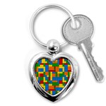 plastic blocks Key Chain (Heart)