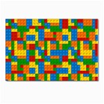 plastic blocks Postcard 4 x 6  (Pkg of 10)