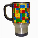 plastic blocks Travel Mug (White)