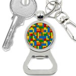 plastic blocks Bottle Opener Key Chain