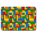 plastic blocks Large Doormat