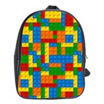 plastic blocks School Bag (Large)