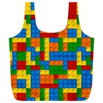 plastic blocks Full Print Recycle Bag (XL)