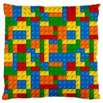 plastic blocks Standard Flano Cushion Case (One Side)