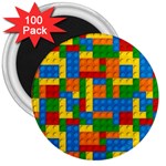 plastic blocks 3  Magnet (100 pack)