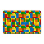 plastic blocks Magnet (Rectangular)