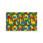 plastic blocks Sticker Rectangular (100 pack)