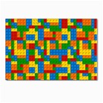 plastic blocks Postcards 5  x 7  (Pkg of 10)