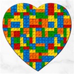 plastic blocks Jigsaw Puzzle (Heart)