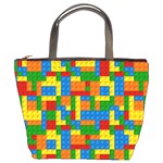 plastic blocks Bucket Bag