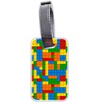 plastic blocks Luggage Tag (two sides)