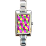 Easter candies Rectangle Italian Charm Watch