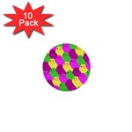 Easter candies 1  Mini Button (10 pack) 