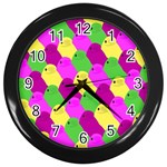 Easter candies Wall Clock (Black)