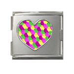 Easter candies Mega Link Heart Italian Charm (18mm)