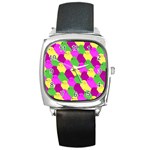 Easter candies Square Metal Watch