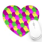 Easter candies Heart Mousepad