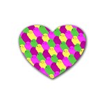 Easter candies Rubber Coaster (Heart)