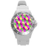 Easter candies Round Plastic Sport Watch (L)