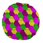 Easter candies Large 18  Premium Round Cushion 