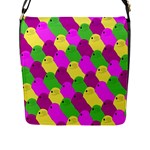 Easter candies Flap Closure Messenger Bag (L)