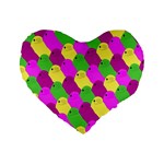 Easter candies Standard 16  Premium Flano Heart Shape Cushion 