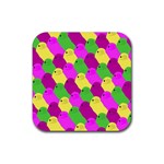 Easter candies Rubber Coaster (Square)