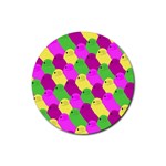 Easter candies Rubber Coaster (Round)