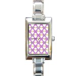 Easter Pastel Egg Rectangle Italian Charm Watch