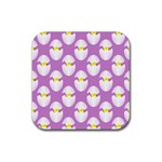 Easter Pastel Egg Rubber Coaster (Square)