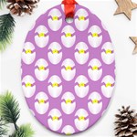 Easter Pastel Egg Oval Ornament (Two Sides)