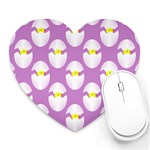 Easter Pastel Egg Heart Mousepad