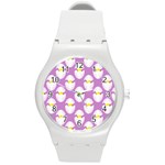 Easter Pastel Egg Round Plastic Sport Watch (M)