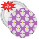 Easter Pastel Egg 3  Button (10 pack)