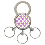 Easter Pastel Egg 3-Ring Key Chain