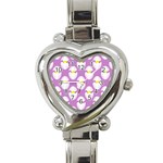 Easter Pastel Egg Heart Italian Charm Watch