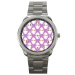 Easter Pastel Egg Sport Metal Watch