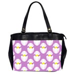 Easter Pastel Egg Oversize Office Handbag (2 Sides)